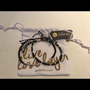 Gorjana Power Gemstone Black Onyx Double Bracelet